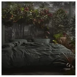 Essenza Minte anthracite 135 x 200 cm + 80 x 80 cm