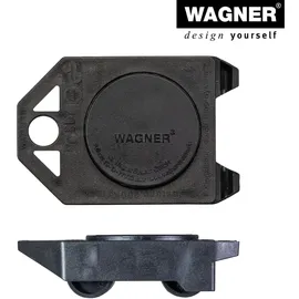 Wagner Transporthilfe ROLLY HART - 12 x 8 x 3,5 cm Drehteller Kippsicherung, Räder - 27 MM 3111 I