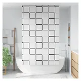 vidaXL Duschrollo 140x240 cm Stoffbreite 136 cm