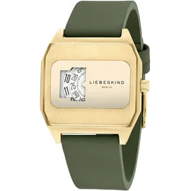 Liebeskind Berlin Quarzuhr "Vinyl Vision", grün, Armbanduhren, Damen, Quarzuhr, Armbanduhr, Damenuhr, Herbst/Winter 2025 LT-0502-LQ