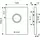 Schell WC-Betätigungsplatte EDITION 124x153,5x12mm, Kunststoff, verchromt