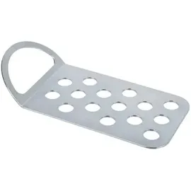 Trixie Auffahrplatte zum Anleinen Silber 12 x 31 cm