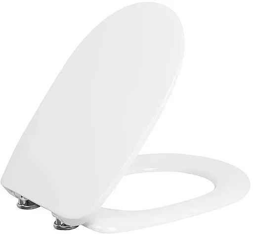 WC-Sitz Piorini, Softclose, aus Duroplast, Edelstahlscharnier, weiß - 93 102 56