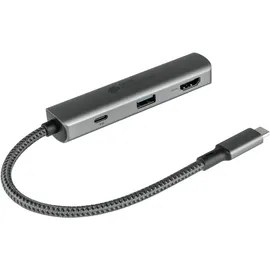 Good Connections USB-C-Hub (3-Port), 1x HDMI 2.0, 1x USB-CTM (PD 94W), USB 3.0 A