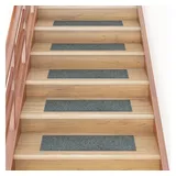 vidaXL Selbstklebende Treppenmatten 15 Stk. Rechteckig 76x20 cm Grün
