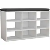 VCM Hinsol 80 x 50 x 30 cm 6 Fächer / weiß