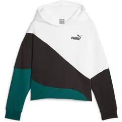 PUMA Kinder Kapuzensweat POWER Cat Hoodie TR G, PUMA BLACK-MALACHITE, 116
