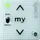 SOMFY Smoove A/M IN io Funkwandsender 1-Kanal transparent/weiß