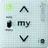 SOMFY Smoove A/M IN io Funkwandsender 1-Kanal transparent/weiß