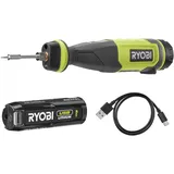 RYOBI Akku-Lötstift 4 V USB-LITHIUM Akku-Lötkolben RSI4-120G 4V 460°C USB-C Ladekabel
