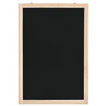 vidaXL Wandtafel Zedernholz 40 x 60 cm Schwarz