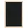 vidaXL Wandtafel Zedernholz 40 x 60 cm Schwarz