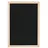 vidaXL Wandtafel Zedernholz 40 x 60 cm Schwarz