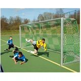 Huck Fußballtornetz Rot/Weiß 80 x 150 cm