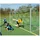 Huck Fußballtornetz Rot/Weiß 80 x 150 cm