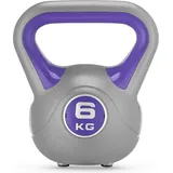 Gymtek Kettlebell 6kg, Gewichte Hantel für Krafttraining, Workout Gewicht mit Ergonomischer Griff, Kettlebell für Muskeltraining, Sport Geräte für Zuhause, Fitness, Gymnastik, Home Workout Equipment