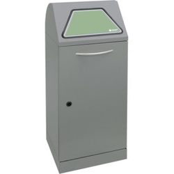 Stumpf Sortsystem Modul-Vario 75 graualu-struktur, verzinkter Innenbehälter, 75 Liter