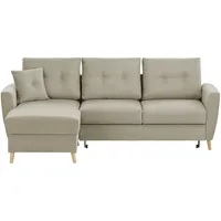 Ecksofa  Carla ¦ beige ¦ Maße (cm): B: 230 H: 93 T: 159.0