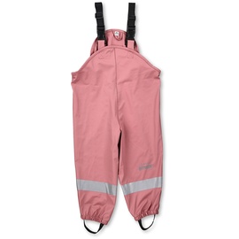 STERNTALER Kleinkind Unisex Regenhose Kinder Träger Regenträgerhose - Regenhose Kind - Wasserdicht mit Druckknopf und verschweißten Nähten - rosa, 98