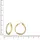 Celesta Creolen CELESTA gelb Gold one-size