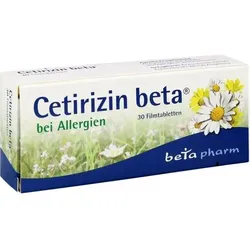 CETIRIZIN beta Filmtabletten 30 St