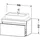 Duravit DuraStyle Waschtisch-Unterschrank DS530309118 90 x 47,8 cm, taupe/weiß matt, für Konsole, 1 Auszug