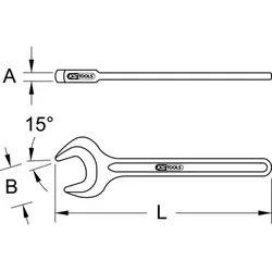BRONZEplus Einmaulschlüssel 85mm