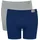 SLOGGI Go Natural Boxershorts Blau / Grau M 2er Pack