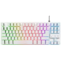 Trust GXT 833W Thado Tkl Keyboard Wht De - Weiß