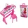 Simba Kinder-Keyboard My Music World  mit Hocker und Mikrofon  rosa