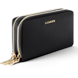 lazarotti Bologna Leather Geldbörse Damen schwarz