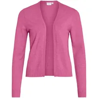 VILA Damen Viril Short L/S Knit Cardigan-noos Strickjacke, Sangria Sunset,S