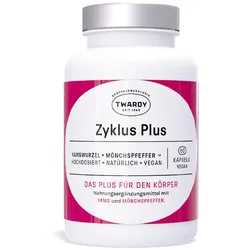Twardy Zyklus Plus mit Yams + Mönchspfeffer Kapseln vegan