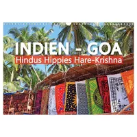 Calvendo Indien - Goa Hindus Hippies Hare-Krishna (Wandkalender 2026