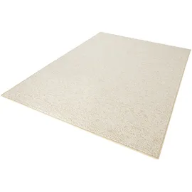 HANSE HOME BT Carpet Wolly Teppich – Wohnzimmerteppich Flachgewebe Kurzflor Woll-Optik Wolle Skandi-Look Esszimmer, Wohnzimmer, Kinderzimmer, Schlafzimmer – Creme, 60x90cm