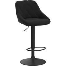 Woltu Barhocker gepolstert 38 x 106 x 38 cm Schwarz
