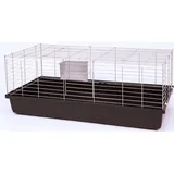 XXL Meerschweinchenkäfig Hasenkäfig Nagerkäfig 1,20m - Schwarz