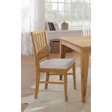 Esszimmerstuhl HOME AFFAIRE "Ruanda Küchenstuhl TOPSELLER", beige (beige, eichefarben), B:44cm H:92cm T:50cm, Fein strukturierter und pflegeleichter Webstoff;Aus 100% Polyester, Stühle, Esszimmerstuhl, im 2er, 4er oder 6er-Set, Holzstuhl