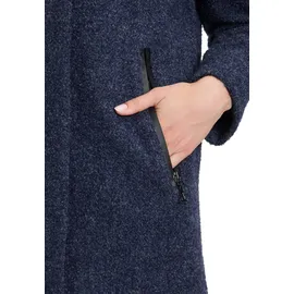 GIL BRET Wolljacke mit Kapuze in Moonlight Blue Melange | Gr.: 36