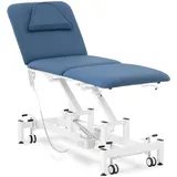 Physa Massageliege - Massagesessel, Massageliege elektrisch Massagebank Therapieliege Massagetisch 150 kg blau/weiss