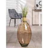 GILDE Bodenvase »Vase "Jawa"«, (1 St.), braun