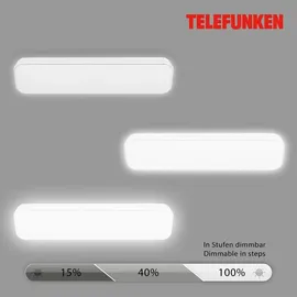 Telefunken KISTA 1 dimmbar Kunststoff Metall
