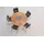 Houe Circle Ø 150 x 74 cm Aluminium/Bambus Natur