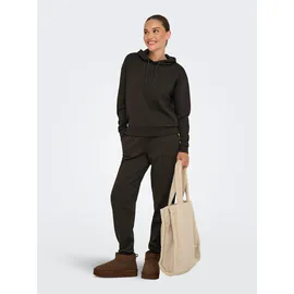 ONLY PLAY Kapuzensweatshirt ONPLOUNGE LS HOOD SWEAT - NOOS Braun XS (34)