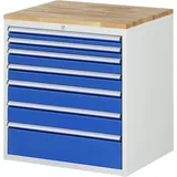 Rau Schubladenschrank Buche-Top und 7 x Schubl.-XL 2x60 2x90 2x120 1x180mm