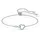 Swarovski Armband Swa Infinity Heart, weiss, rhodiniert