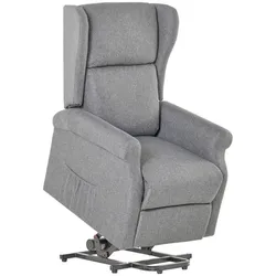 HOMCOM Aufstehsessel, BxH: 94 x 109 cm, Textil - grau