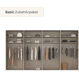 Rauch Drehtürenschrank Montclar 400 x 223 x 60 cm Beige/Schwarz