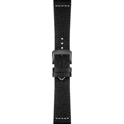 Mido - Leder Multifort Lederband Schwarz 23/20mm M600015911 - genarbt,rind,schwarz