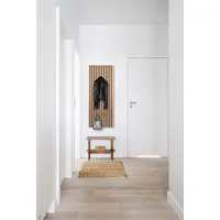 Mirrors and More Garderobenpaneel »Gwen«, in Holzoptik, Höhe 125cm